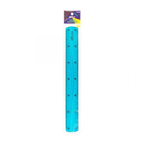 Linijka elastyczna 30cm STRIGO niebieska