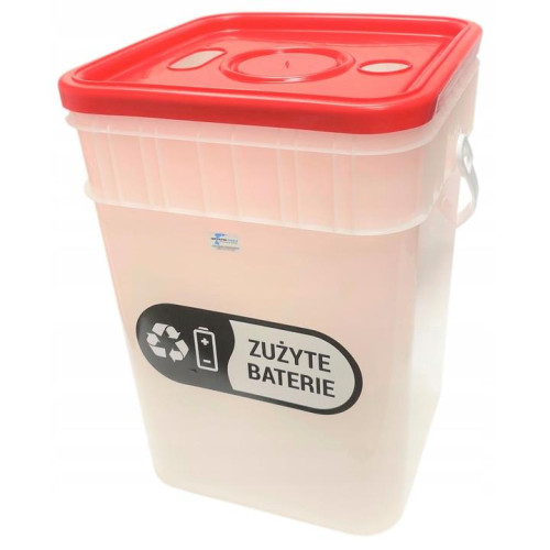 Pojemnik na zużyte baterie ARTGOS 15l