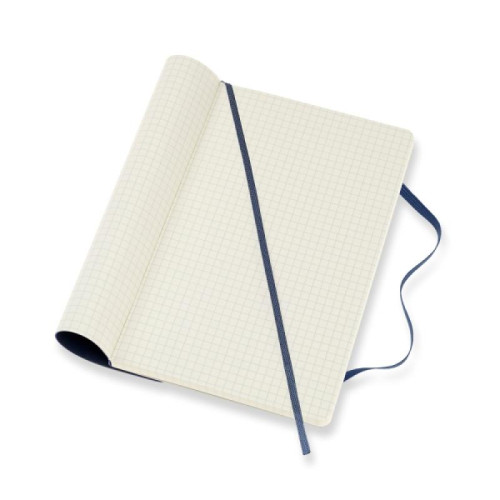 Notes MOLESKINE L (13x21cm) w kratkę, miękka oprawa, sapphire blue, 192 strony, niebieski-C:\ProgramData\e-mo.pl\Actio