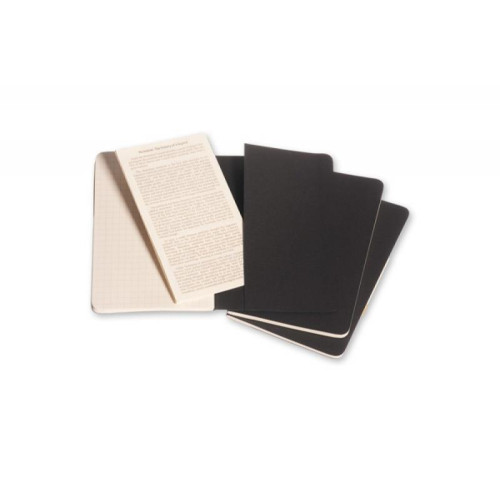 Zestaw 3 Zeszytów MOLESKINE Cahier Journals P (9x14cm) w kratkę, 64 strony, czarny-C:\ProgramData\e-mo.pl\Action2sklep