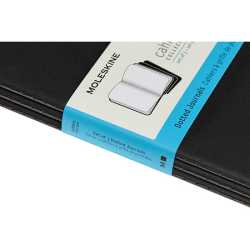 Zestaw 3 Zeszytów MOLESKINE Cahier Journals XL (19x25cm) w kropki, 120 stron, czarny-C:\ProgramData\e-mo.pl\Action2skle