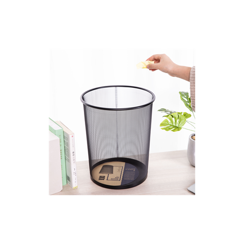 Kosz na śmieci 19l DELI siatka czarny-6500498