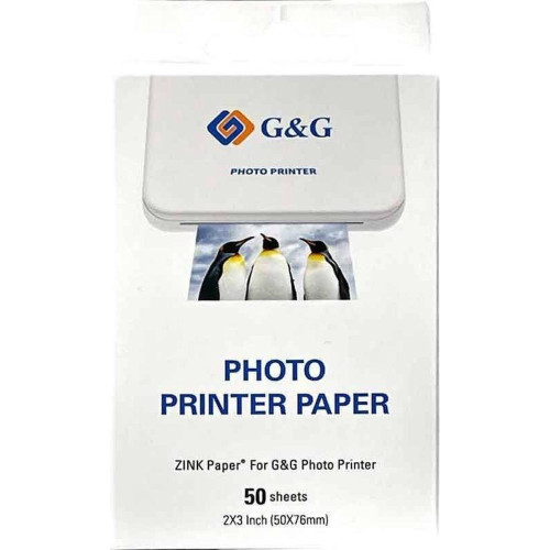 Papier fotograficzny 50x76 G&G Zink 50 arkuszy-6552878