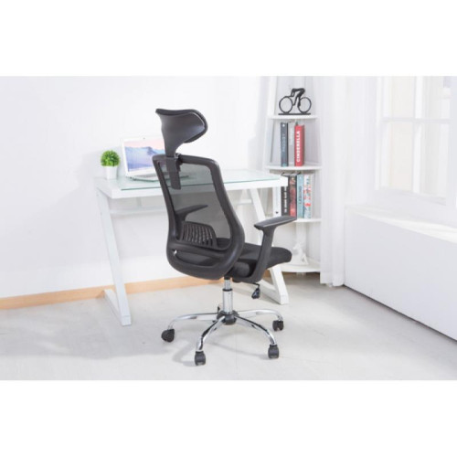 Fotel biurowy OFFICE PRODUCTS Itaka, czarny-6762956