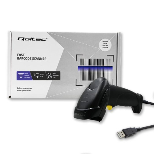 QOLTEC CZYTNIK KODÓW KRESKOWYCH LASEROWY | 1D | USB | CZARNY-C:\ProgramData\e-mo.pl\Action2sklep\zdjecia\2\7\1\3\4\9\1\