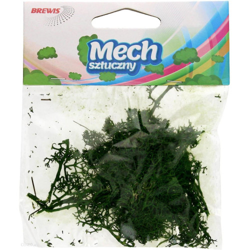 Mech sztuczny ozdobny zielony 10g MS1/MS2 BREWIS