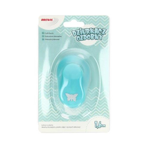 Dziurkacz ozdobny 1,6 cm MOTYL D16-63 BREWIS