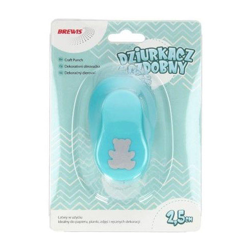 Dziurkacz ozdobny 2,5 cm MIŚ D25-12 BREWIS