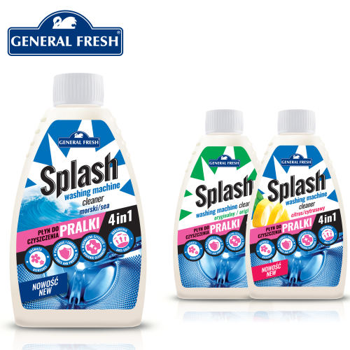 Płyn do czyszczenia pralek 250ml GENERAL FRESH Splash 4in1