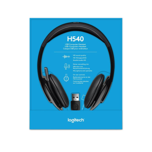Słuchawki Logitech H540 981-000480 (kolor czarny)-7689284