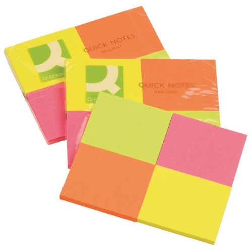 Notes samoprzylepny 38x51 Q-CONNECT 4x50k mix kolor