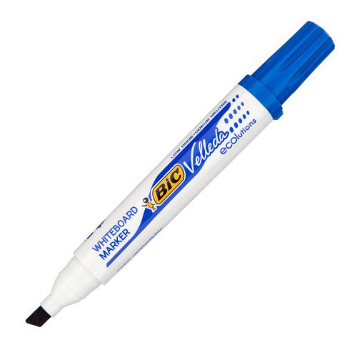 Marker suchościeralny BIC velleda ścięty niebieski