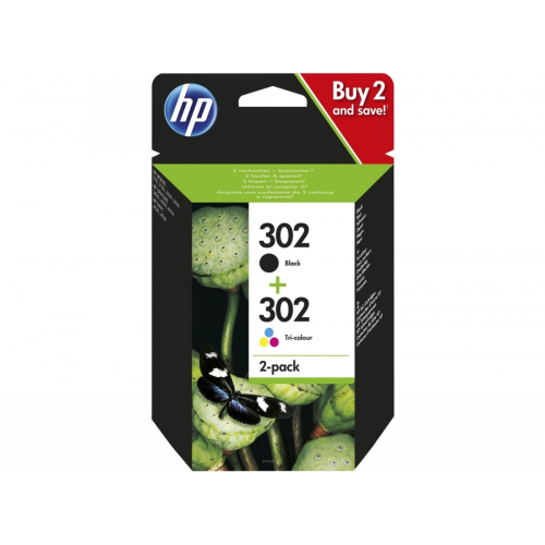 Tusz HP 302 oryginał komplet