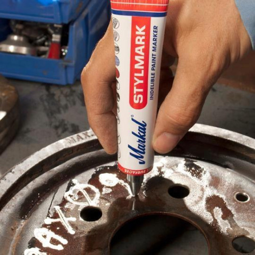 Marker 3mm MARKKAL Stylmark biały-8068712