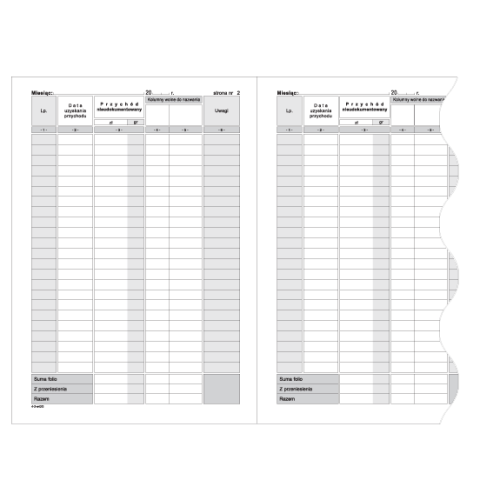 Druk ewidencja sprzedaży A5 M&P pion k-4-8082737