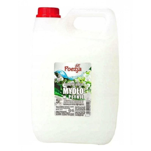 Mydło w płynie antybakteryjne 5L POEZJA konwalia