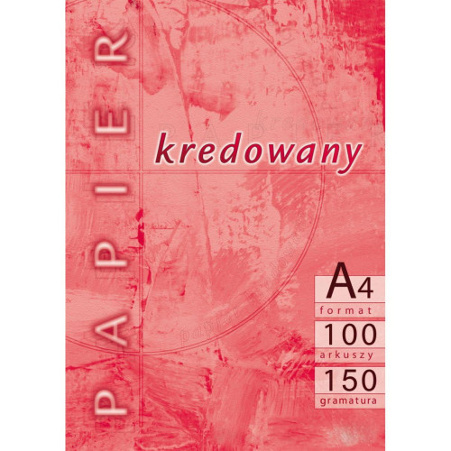 Papier kredowy A4 KRESKA 150g 100 szt. biały