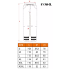 Spodnie robocze ochronne ocieplane NEO odblaskowe XL-8149603