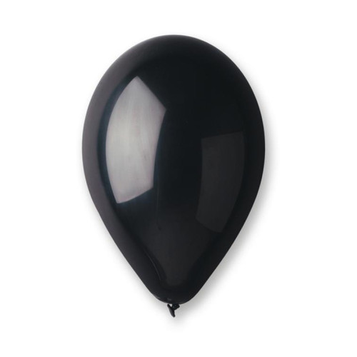 Balony GEMAR 10' 100szt. metalizowane czarne-8177538