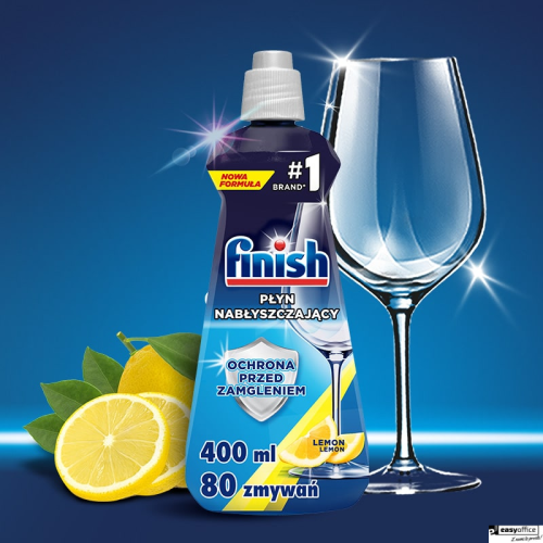 FINISH Płyn nabłyszczający do zmywarek LEMON