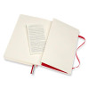Notes MOLESKINE Classic L (13x21 cm), w linie, miękka oprawa, scarlet red, 400 stron, czerwony-8245605