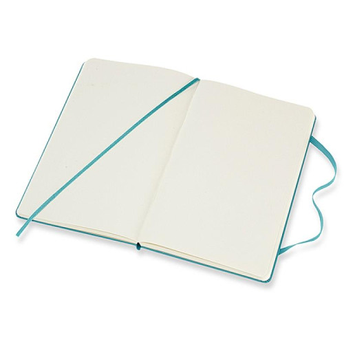 Notes MOLESKINE Classic L (13x21 cm), gładki, twarda oprawa, reef blue, 240 stron, niebieski-8245599