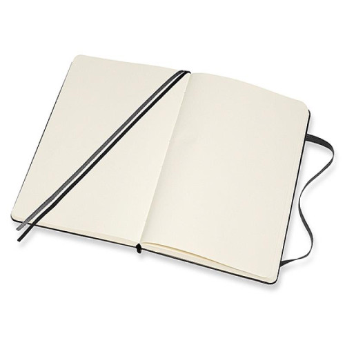 Notes MOLESKINE Classic L (13x21cm), gładki, twarda oprawa, 400 stron, czarny-8245619