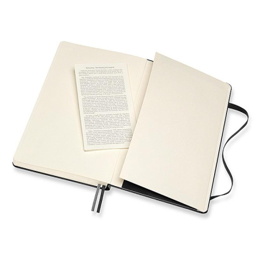 Notes MOLESKINE Classic L (13x21cm), gładki, twarda oprawa, 400 stron, czarny-8245620