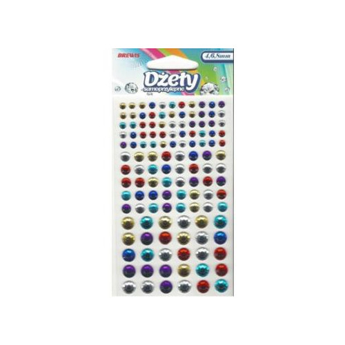 Dżety samoprz. 4,6,8mm mix kol. (125szt.) DS76 BREWIS