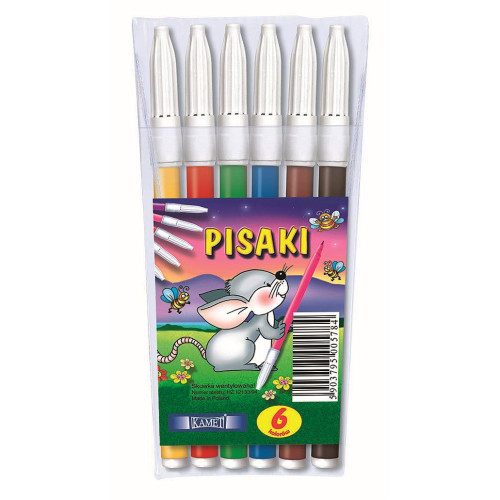 Flamastry KAMET 6 kolorów