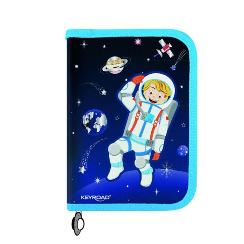 Piórnik KEYROAD, wyposażony, 29 elementów, mix kolorów