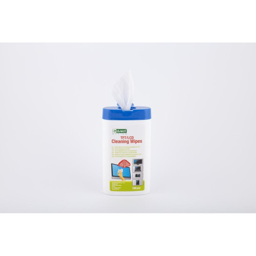 Chusteczki do czyszczenia ekranów LCD/TFT D.RECT 100 szt.