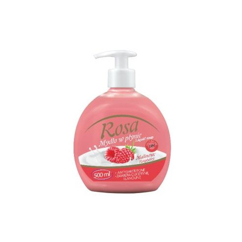 Mydło w płynie 500ml ROSA Malinowe antybakteryjne