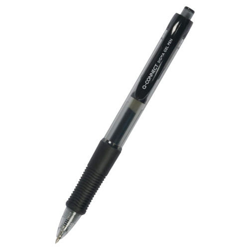Długopis żelowy Q-CONNECT 0,5mm czarny