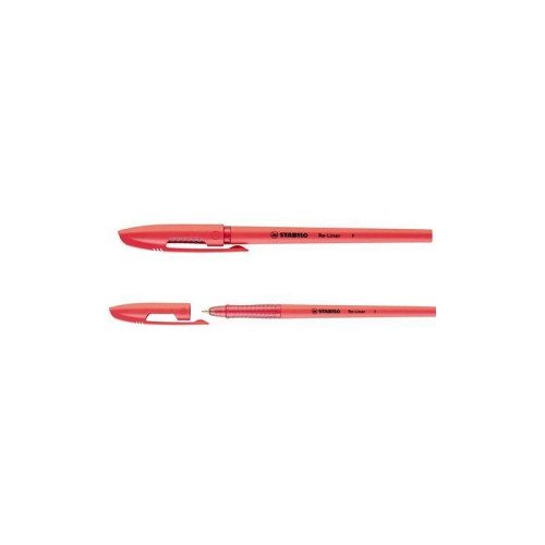 Długopis zwykły STABILO Re-liner 868F czerwony