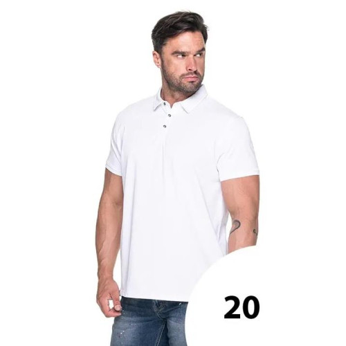 Koszulka polo rozmiar 'M' PROMOSTARS crimson coast biała