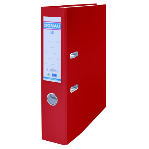 Segregator DONAU Master FSC, PP, A4/75mm, czerwony-9234911