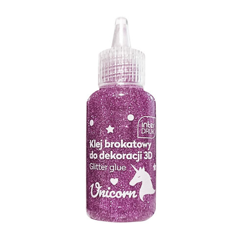 Klej brokatowy do dekoracji 3D 20ml UNICORN 24szt. INTERDRUK-9380217
