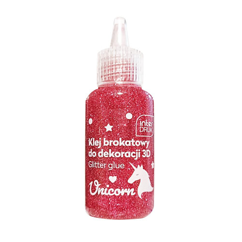 Klej brokatowy do dekoracji 3D 20ml UNICORN 24szt. INTERDRUK-9380218