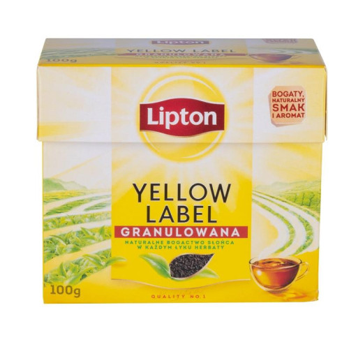 Herbata LIPTON czarna, granulowana, 100g