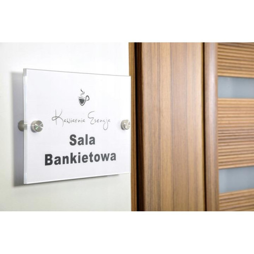 Tabliczka przydrzwiowa 180x130 CRYSTAL plexi