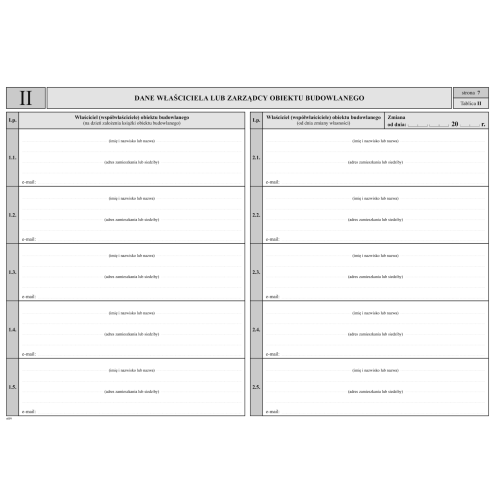 Książka obiektu budowlanego A4 M&P 604-1N-9904491